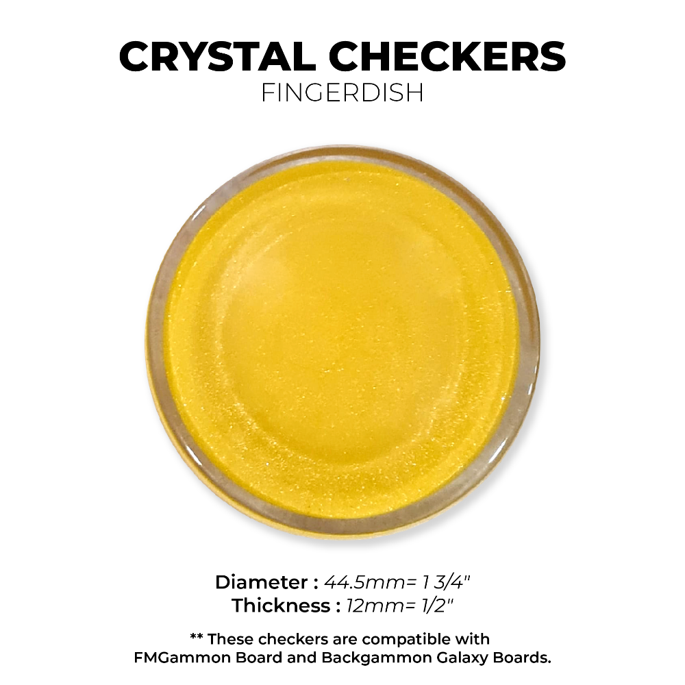 12mm CRYSTAL Yellow