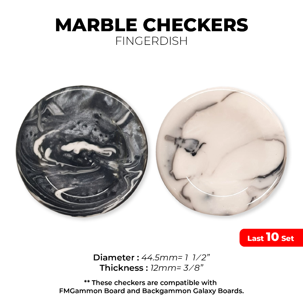 12mm MARBLE (Black) Set