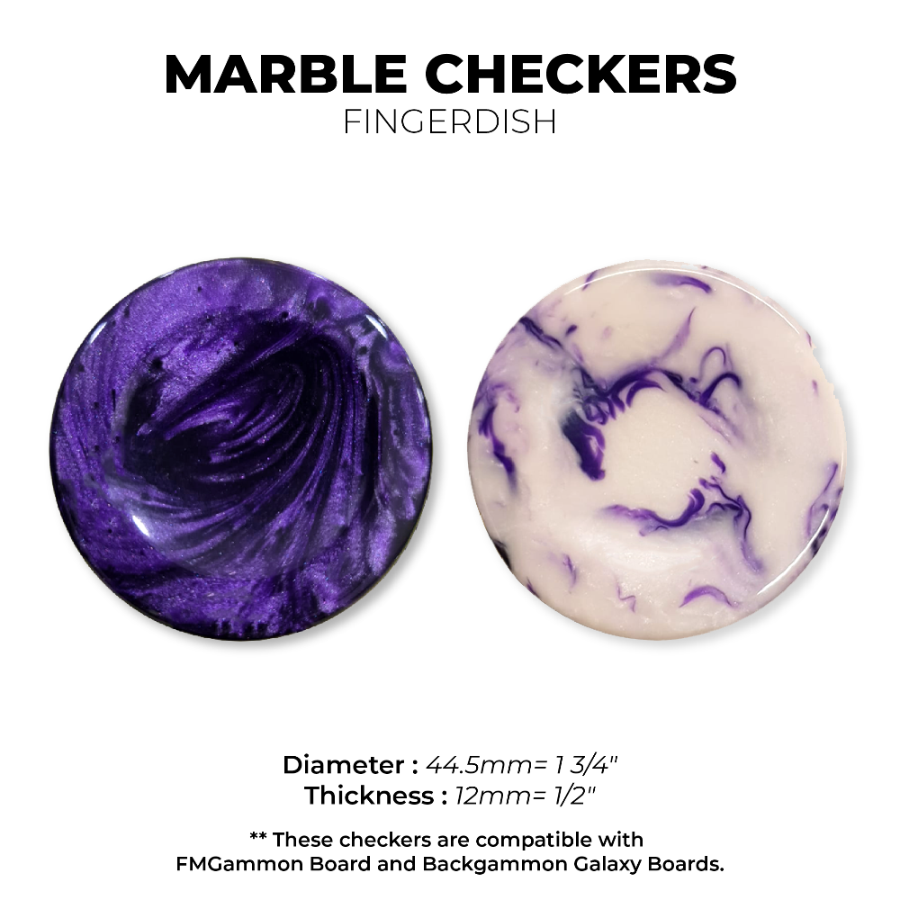 12mm MARBLE (Purple) Set