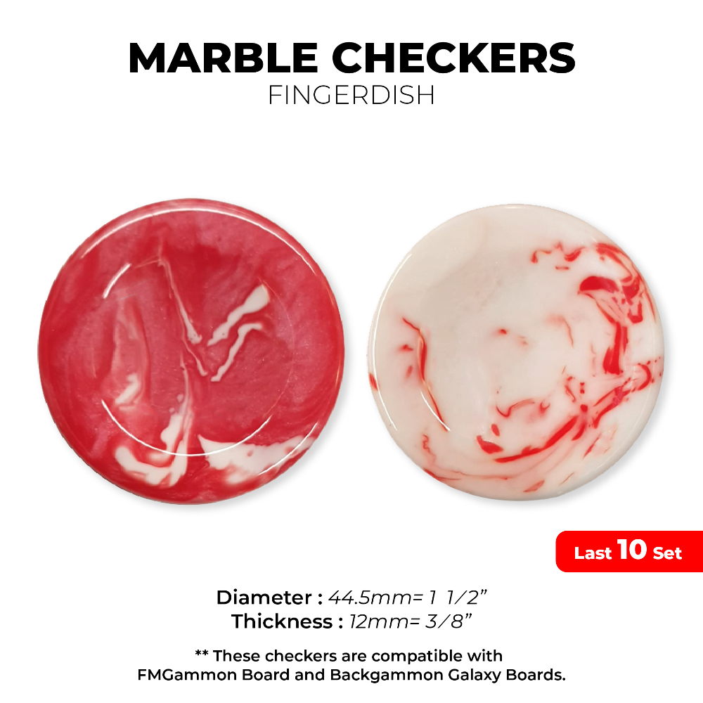 12mm MARBLE (Red) Set