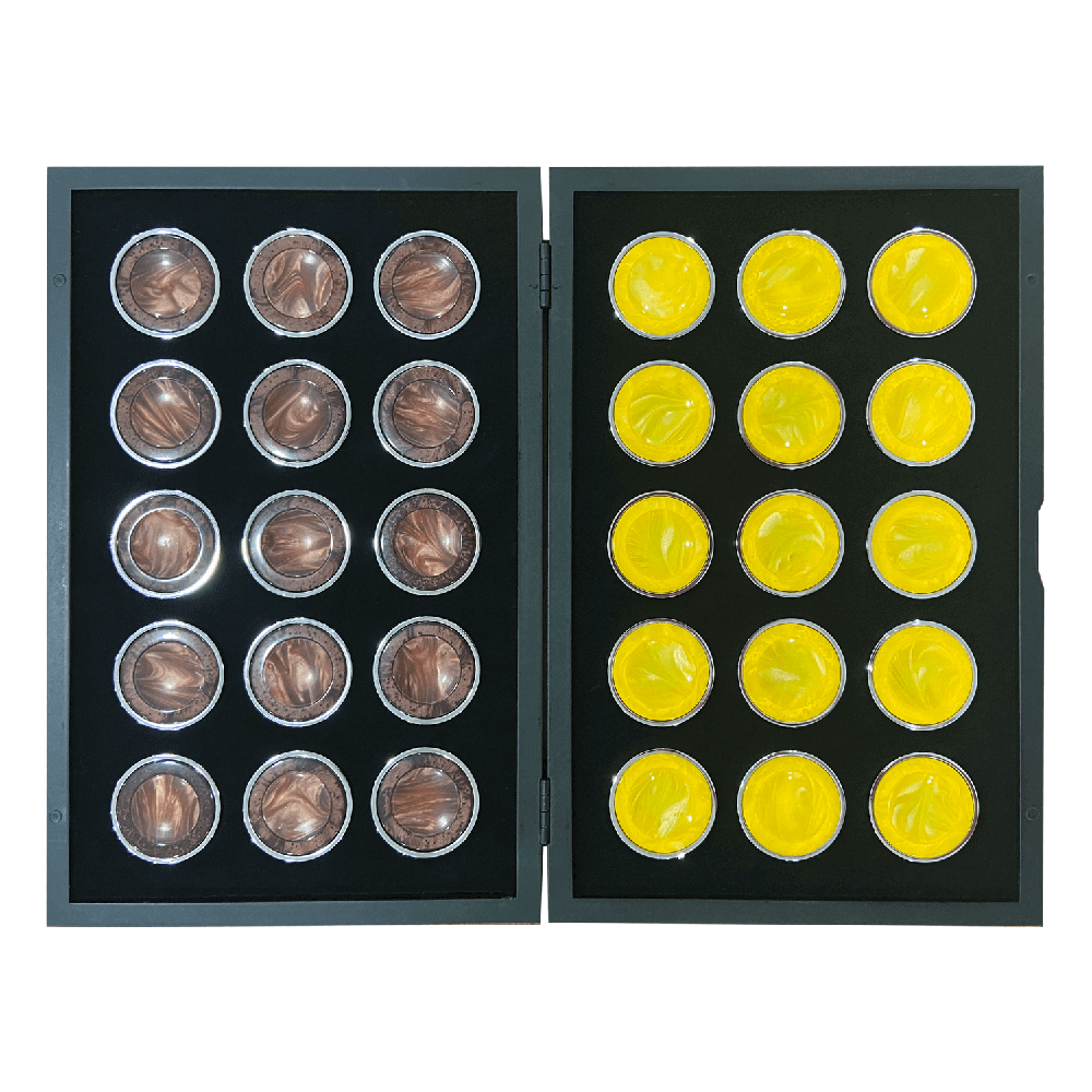 Steel Checkers Set 08