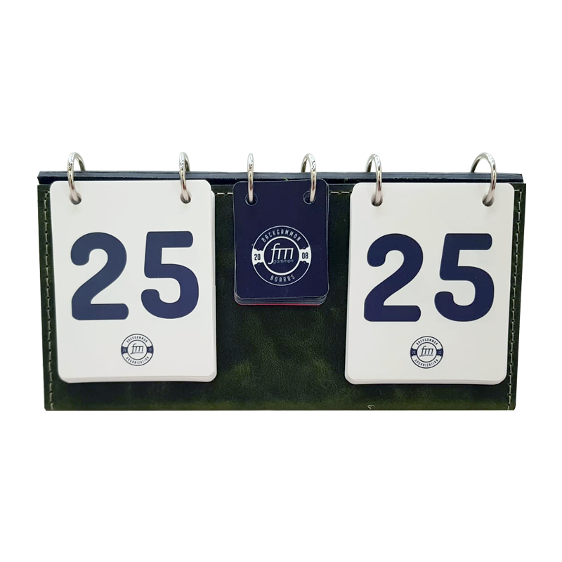 Leather Scoreboard - Green