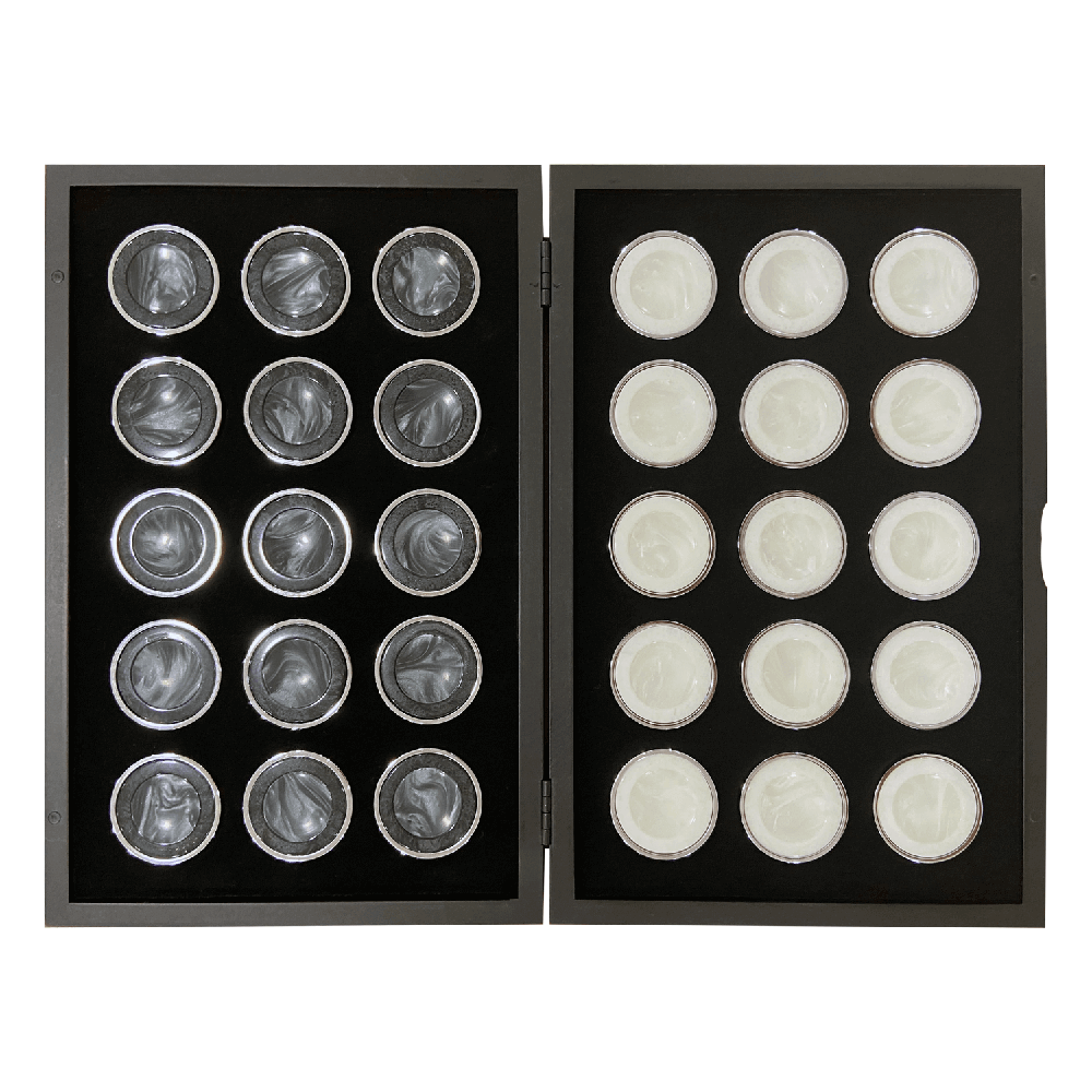 Steel Checkers Set 10