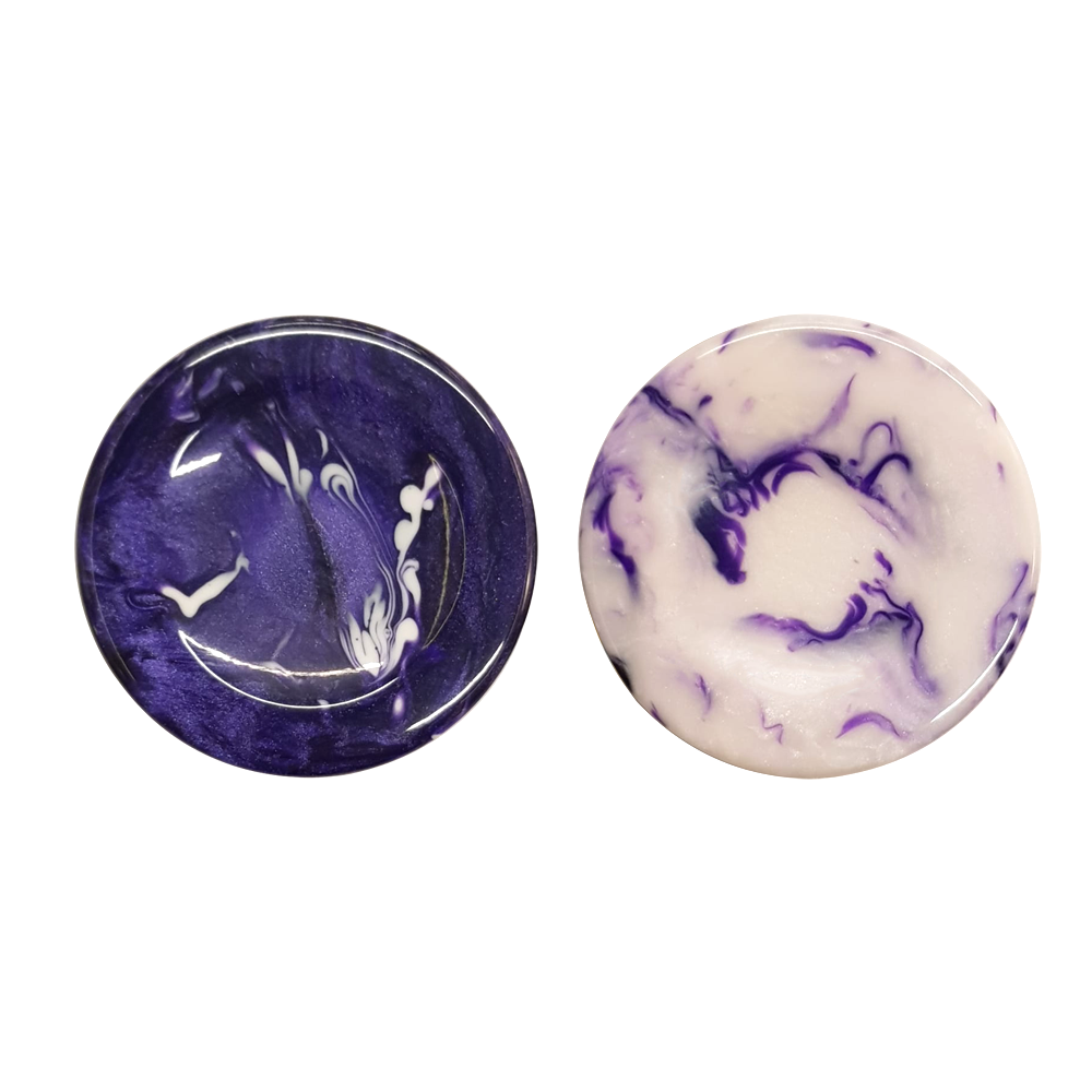 12mm MARBLE (Purple) Set
