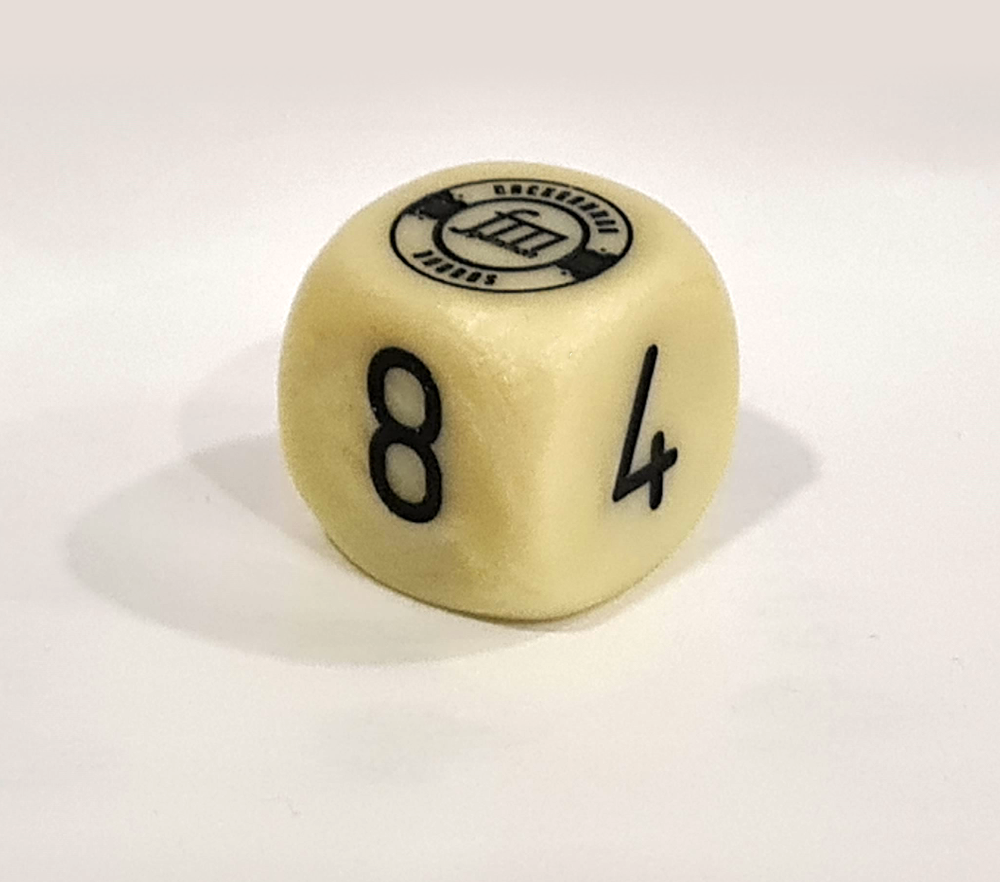 Acrylic Cube - Ivory