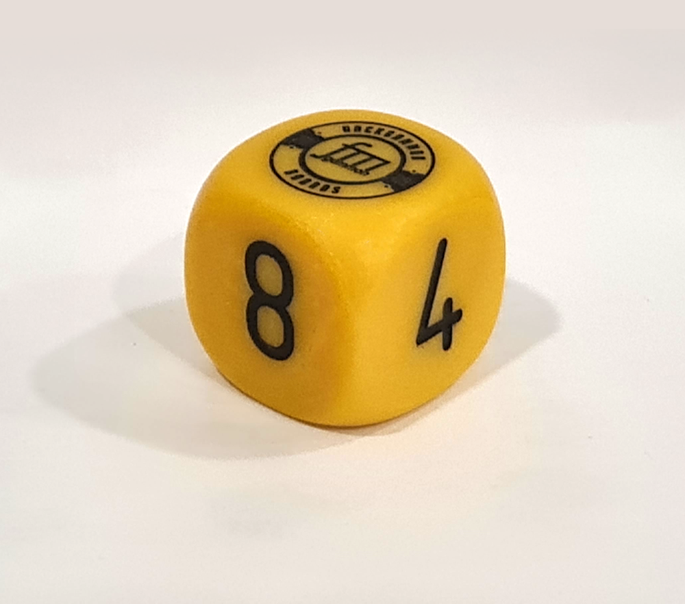Acrylic Cube - Yellow