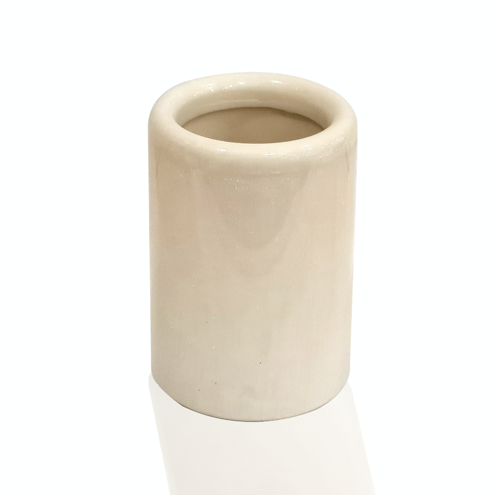 Acrylic Dice Cup - White