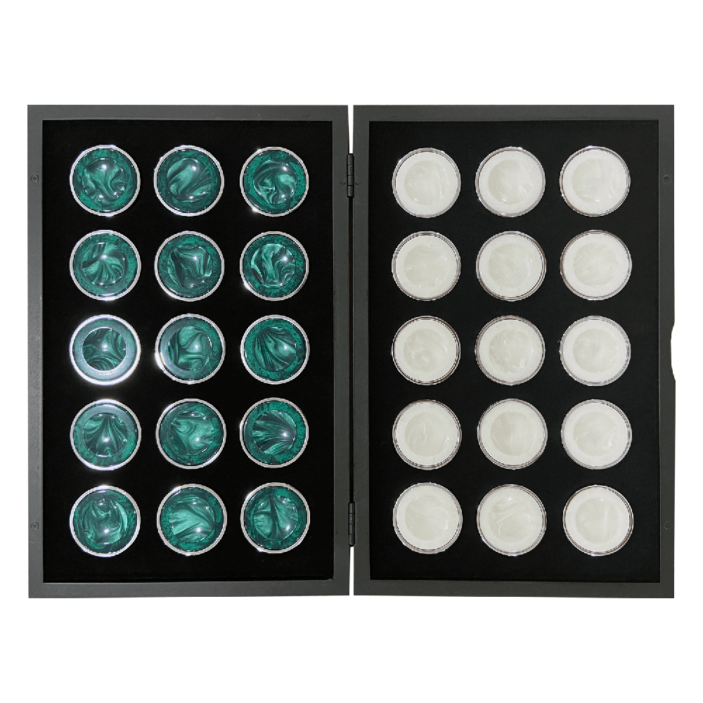 Steel Checkers Set 01