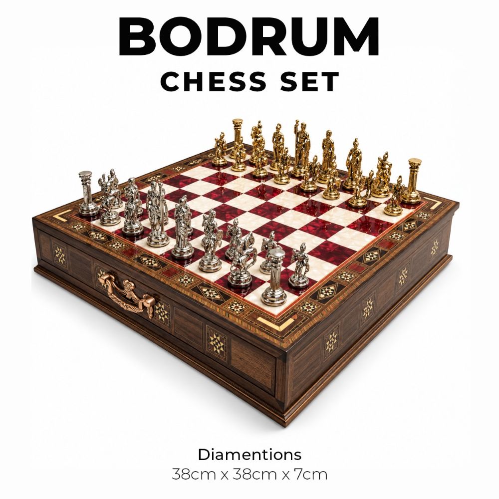 Bodrum Plus 003 Roma Chess Set