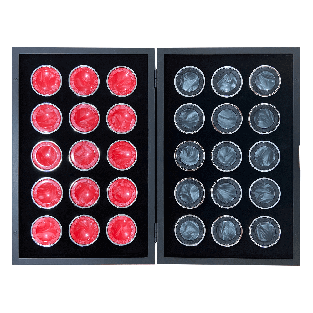Steel Checkers Set 03
