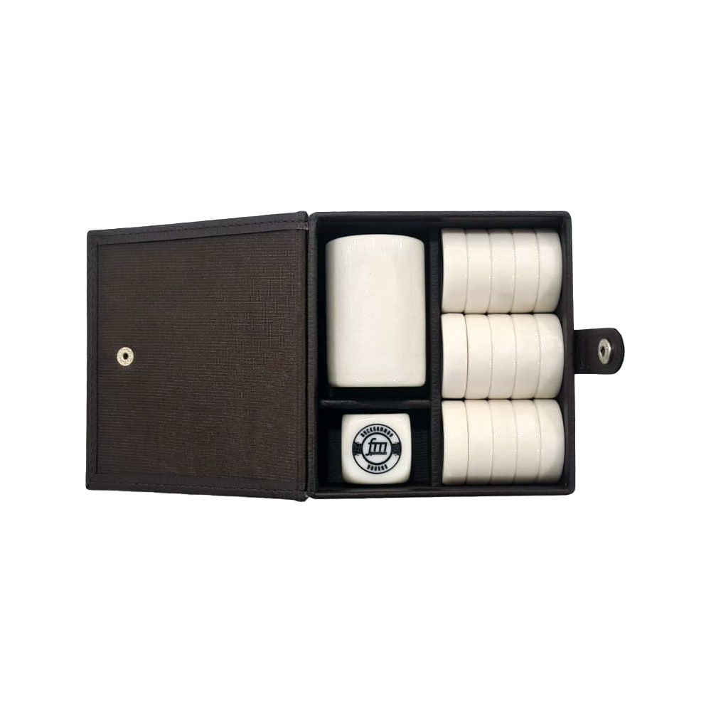 Checkers Set - White