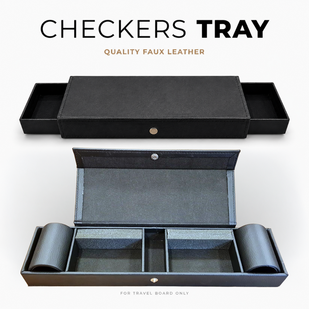 Checkers Tray - Black