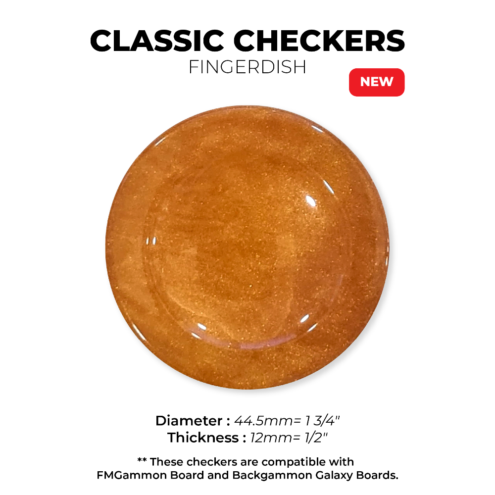CLASSIC CHECKERS - Amber
