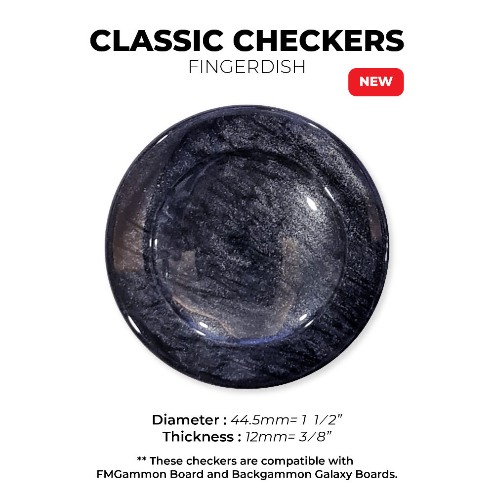 CLASSIC CHECKERS - Black
