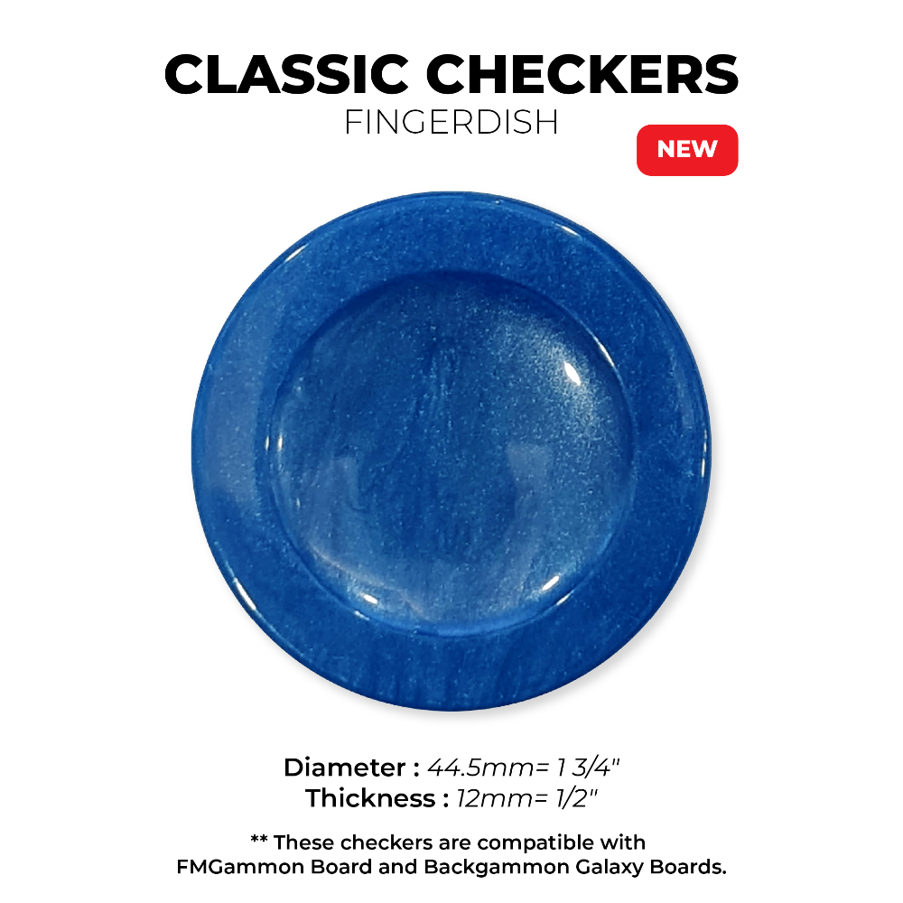 CLASSIC CHECKERS - Blue