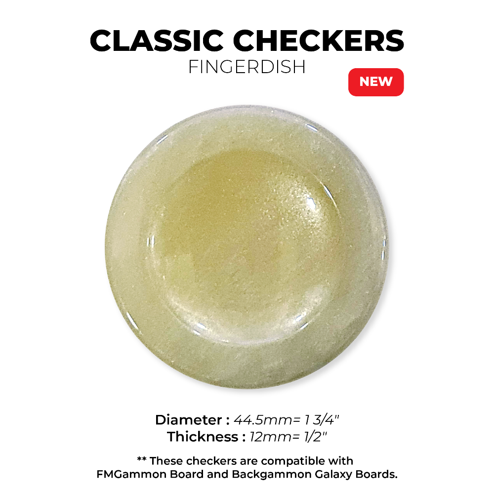 CLASSIC CHECKERS - Ivory