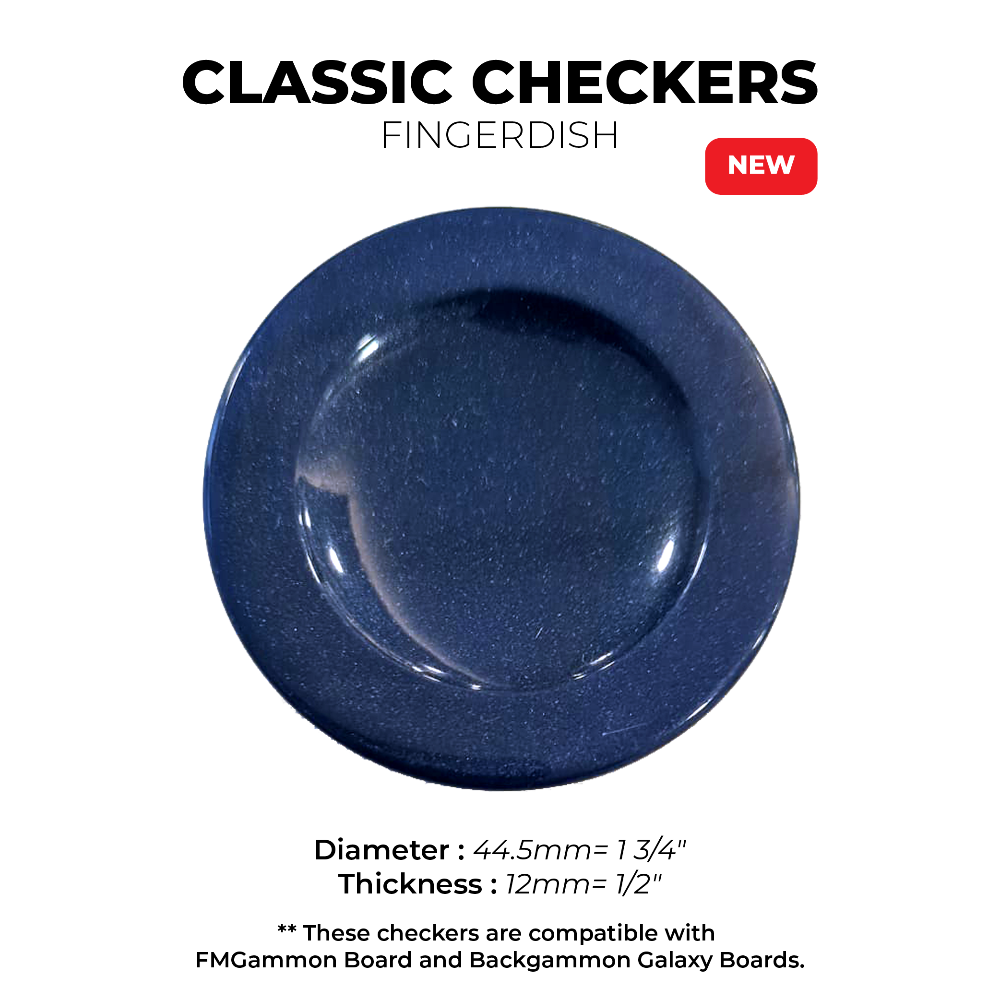 Classic CHECKERS - Navy Blue