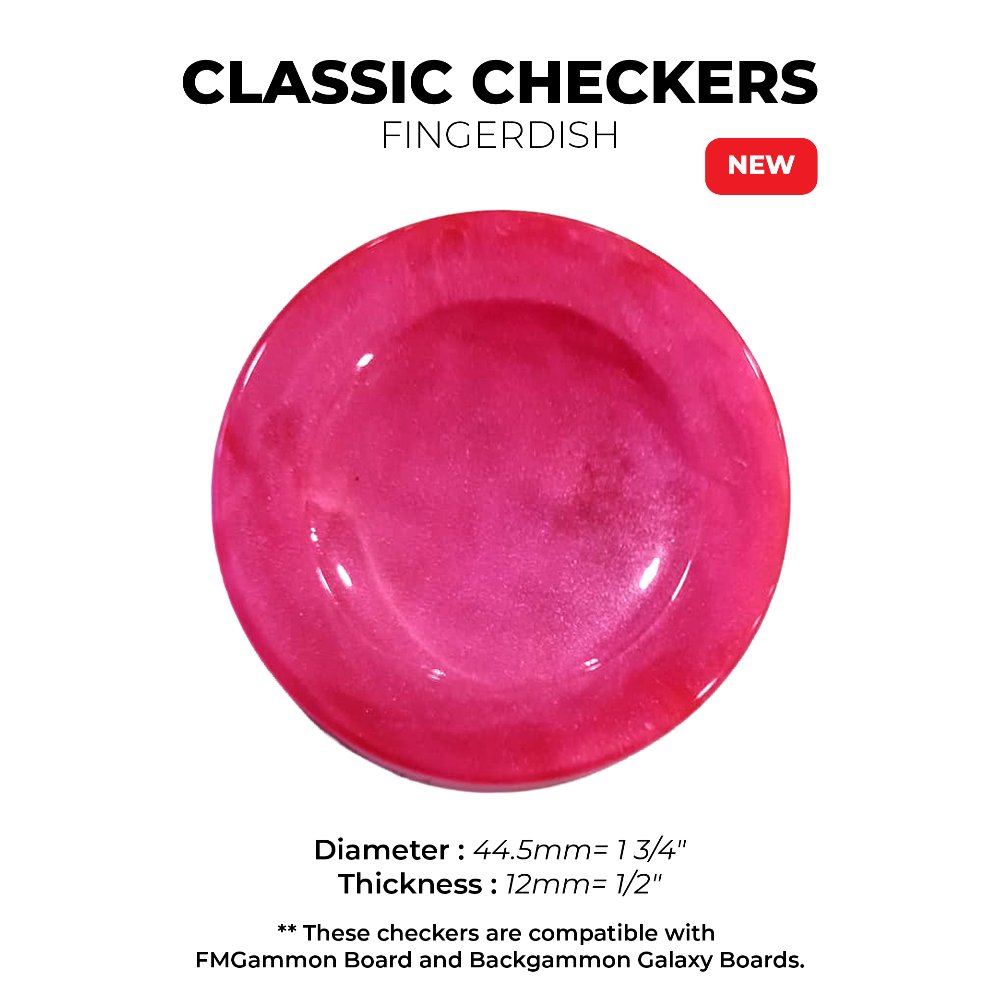 Classic CHECKERS - Neon Pink