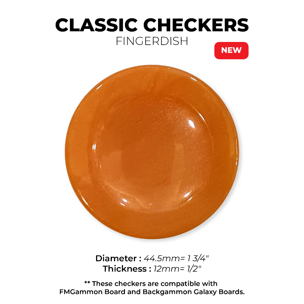 CLASSIC CHECKERS - Orange