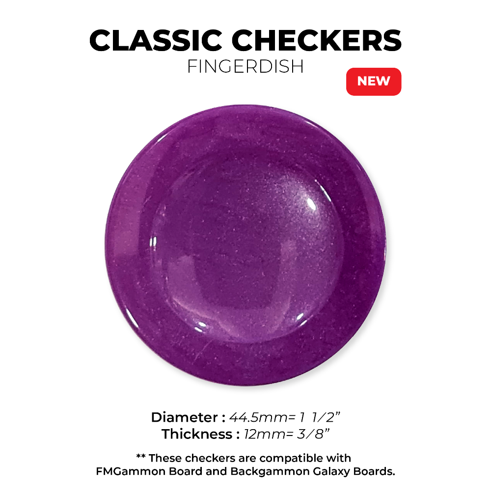 CLASSIC CHECKERS - Purple