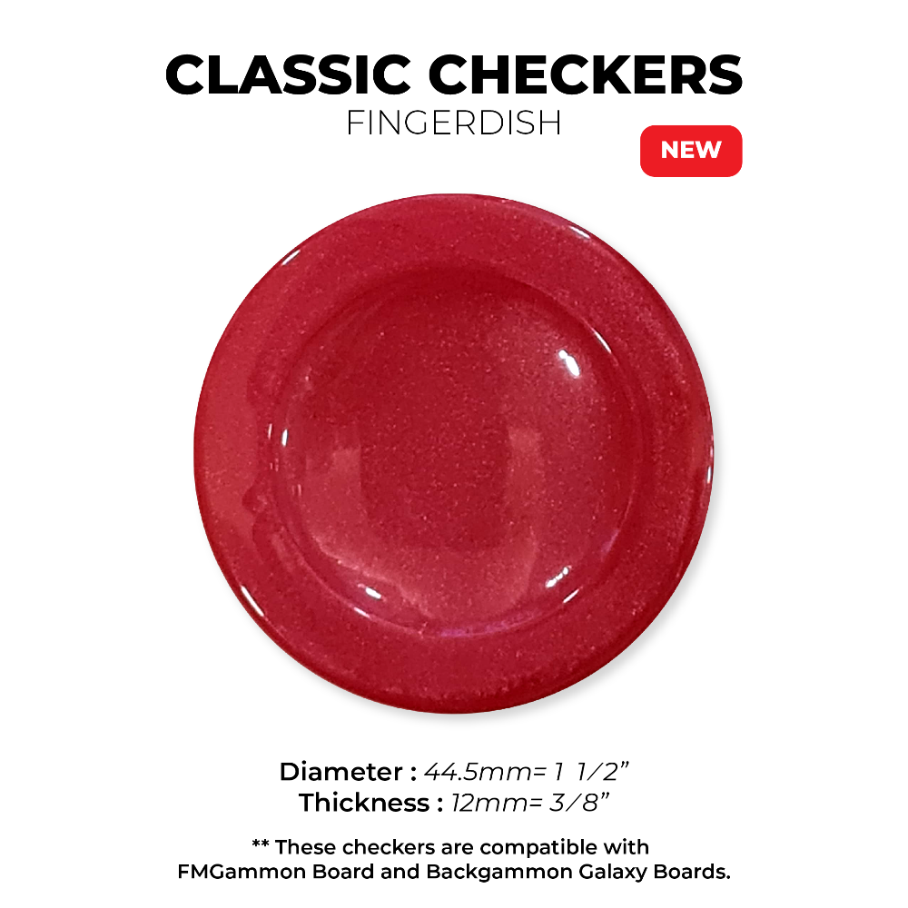 CLASSIC CHECKERS - Red