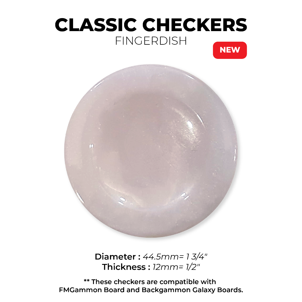 CLASSIC CHECKERS - White
