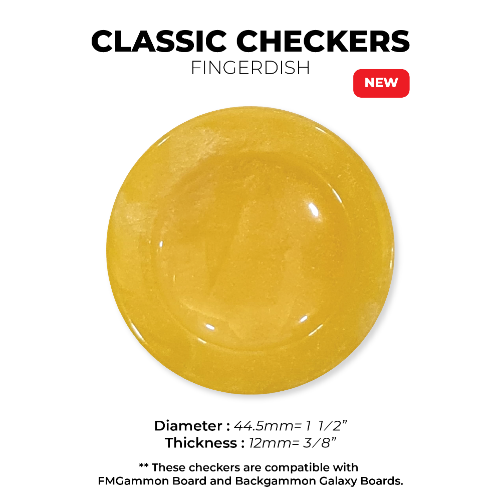 CLASSIC CHECKERS - Yellow