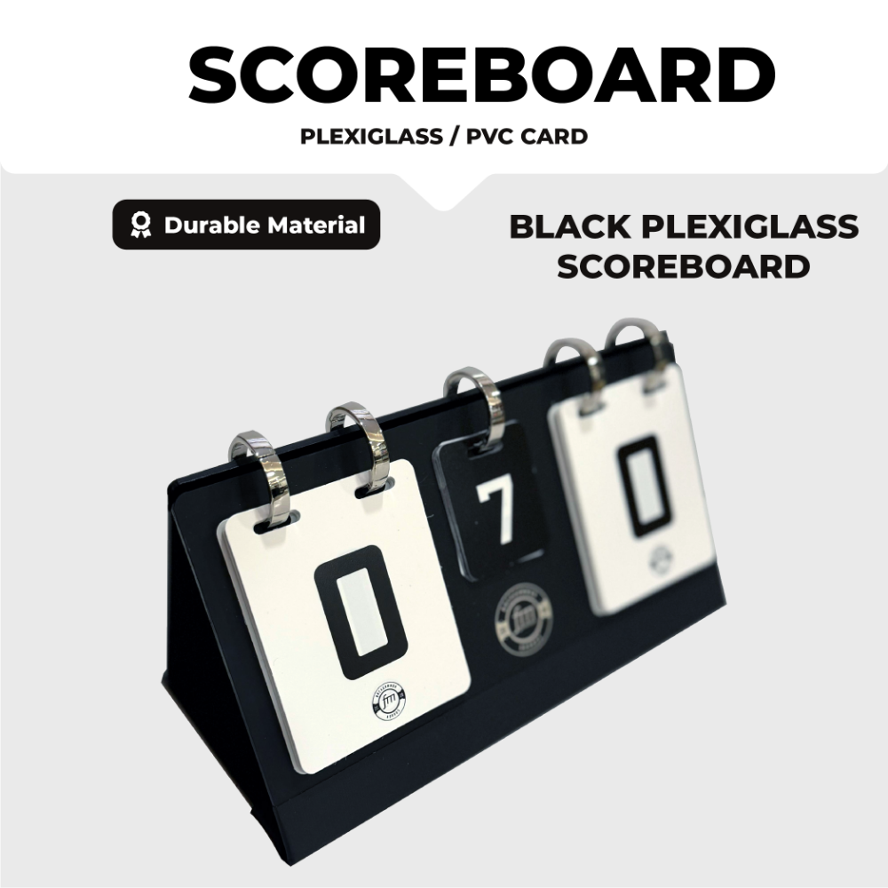 PLEXIGLASS SCOREBOARD - Black