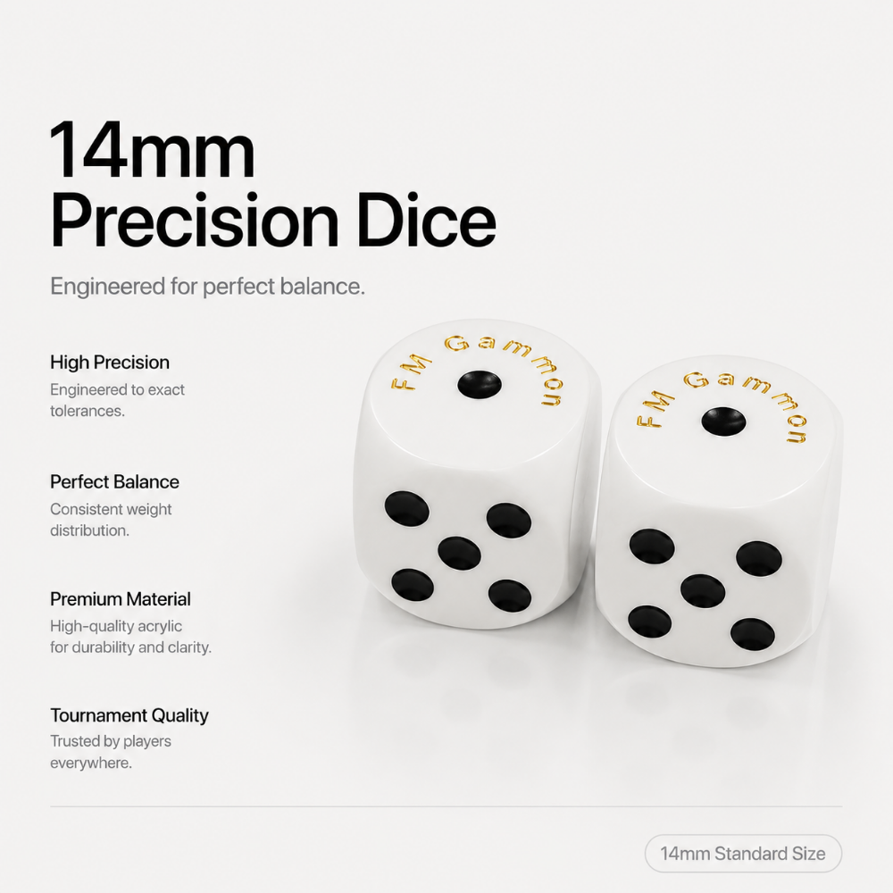 Precision DICE - White