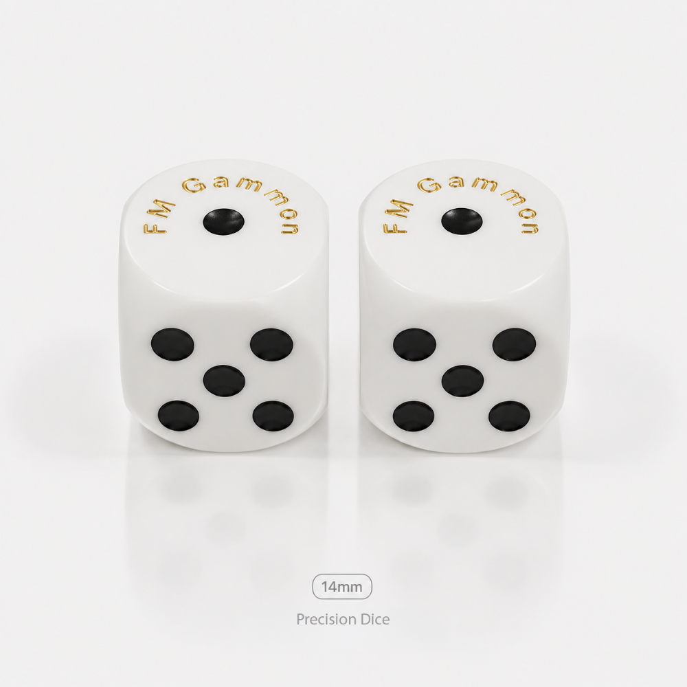 Precision Dice - White