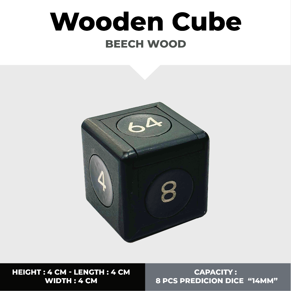 Wooden Cube - Beech Wood