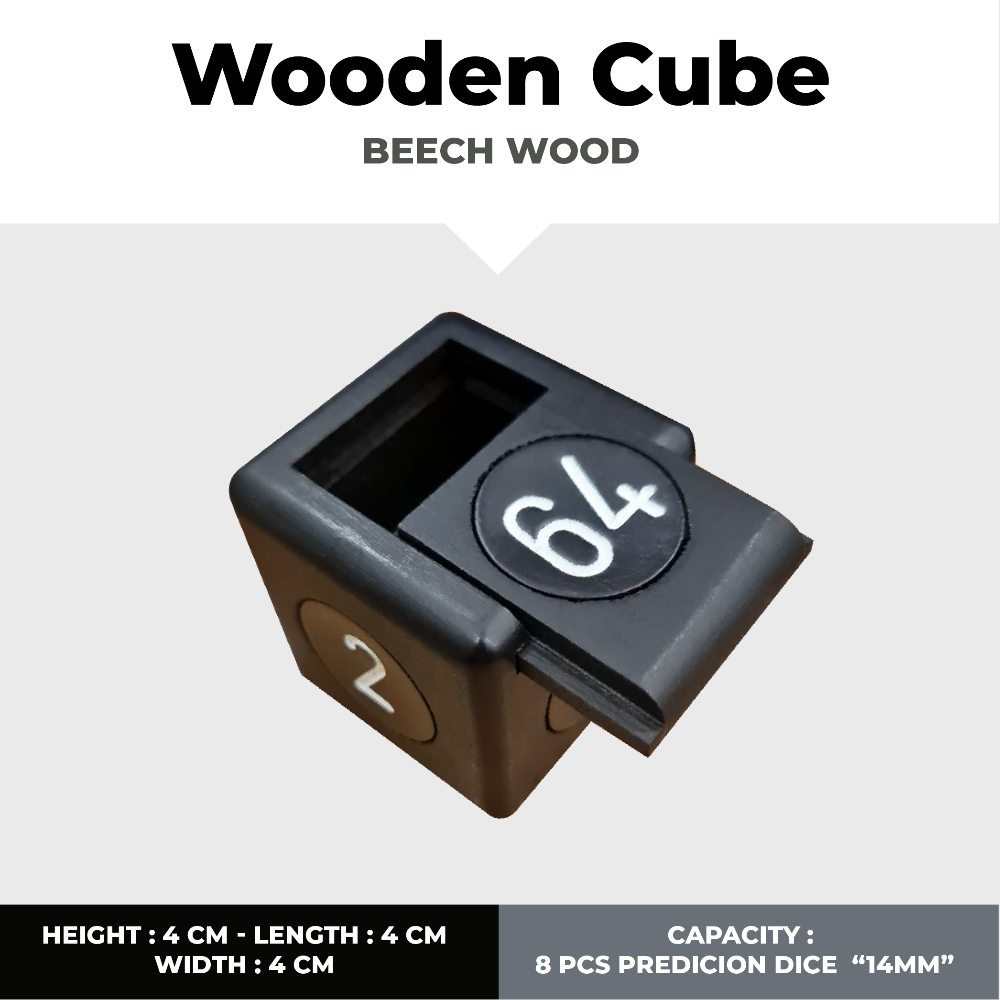 Wooden Cube - Beech Wood
