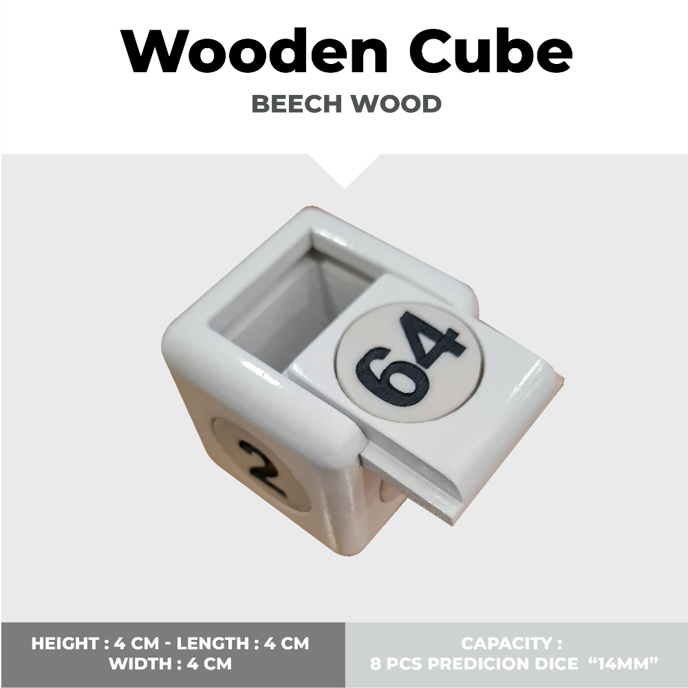 Wooden Cube - Beech Wood