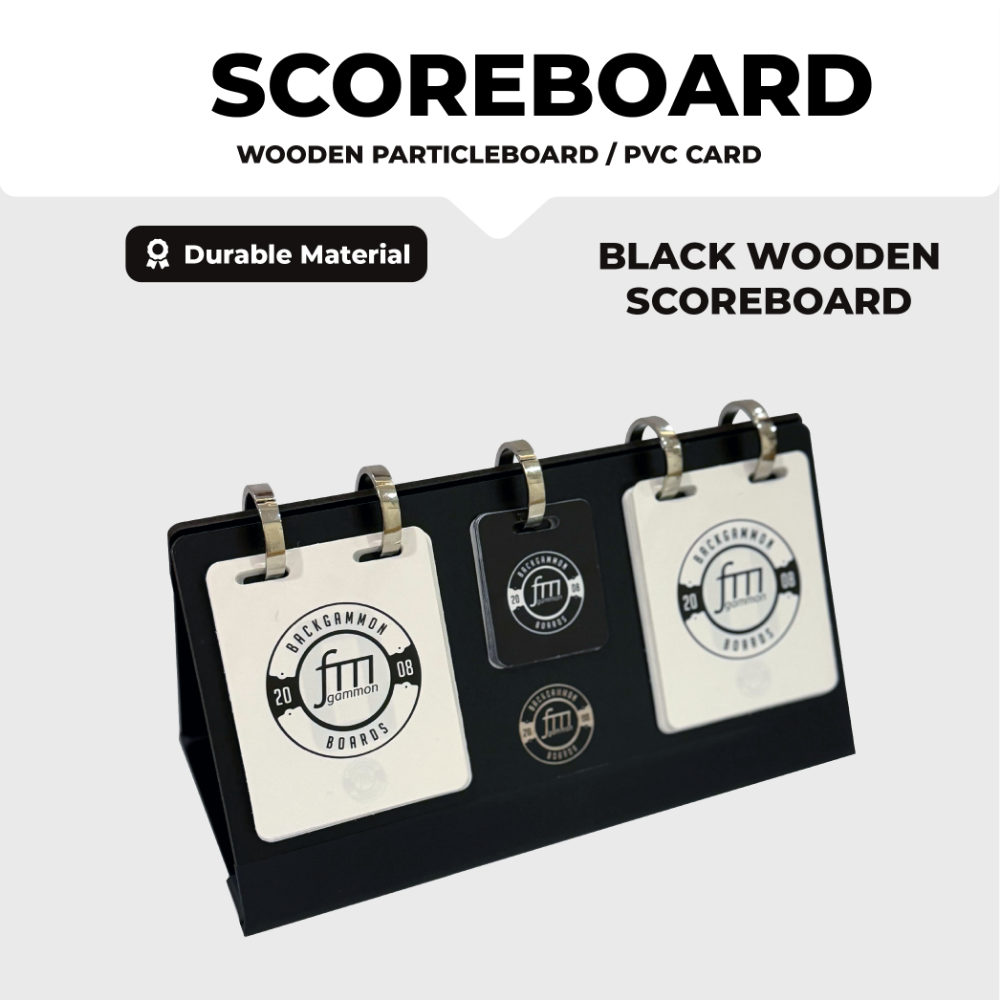 WOODEN SCOREBOARD - Black
