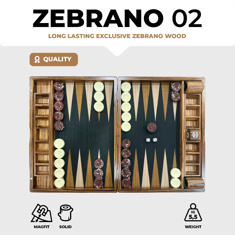 ZEBRANO Board - Brown