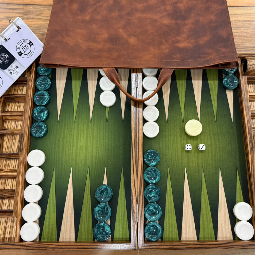 Zebrano Board - Green
